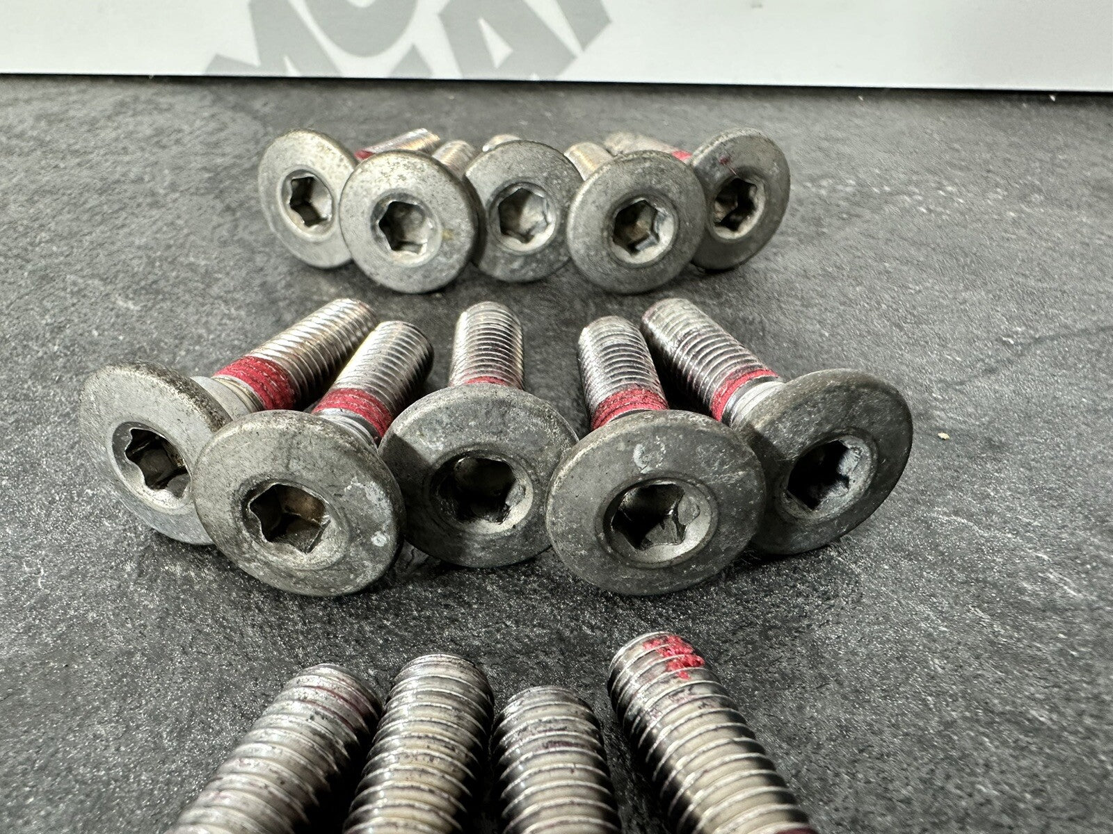 Kawasaki Z800 ABS 2016 Front Rear Brake Disc Bolts 12691 Miles 2013-2018 OEM