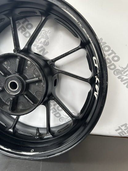 Yamaha MT07 ABS 2014 - 2017 Rear Wheel Rim Ever So Slightly Out Of Alignment OEM