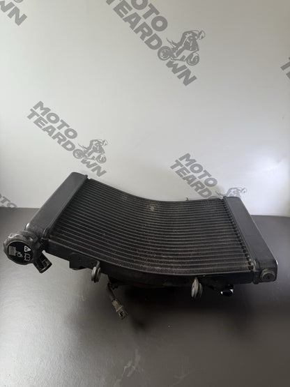 Triumph Street Triple 675R Radiator & Fan Rad 2008-2011  675R Radiator 2010 OEM