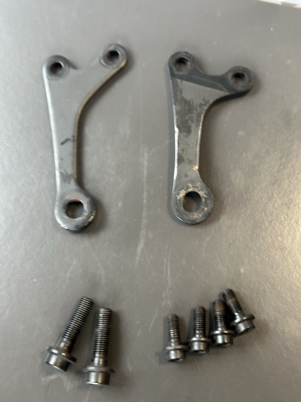 bolts & brackets for a Yamaha MT07 2015 MT07 Engine Mount Bolts NOT COMPLETE SET