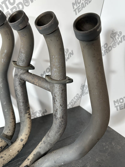 Suzuki GSXR 1300 2016 HAYABUSA Downpipes Manifold Exhaust Headers 18408 Miles