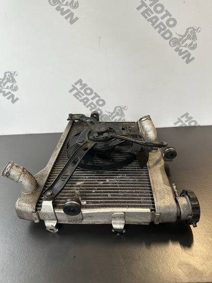 Yamaha MT-07 ABS 2014-2018 Radiator Yamaha MT07 Radiator And Fan SLIGHTLY BENT