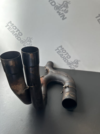 Aprilia Tuono V4 1100 Factory Exhaust Link Pipes Manifold RSV4 2017 OEM EXHAUST