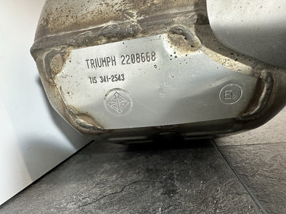 Triumph Trident 660 2022 Exhaust System Downpipes Headers 2962 Miles 2021-2024