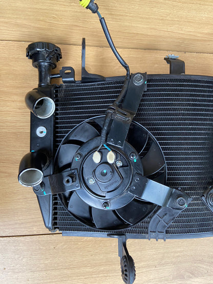 Ducati Supersport radiator With Fans, Coolant Radiator And Fans Supersport Rad