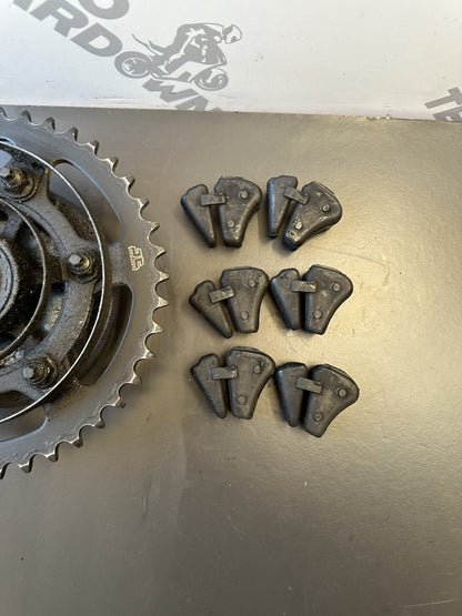 Yamaha MT03 rear sprocket With JT Rear Sprocket carrier and cush drives 2020-
