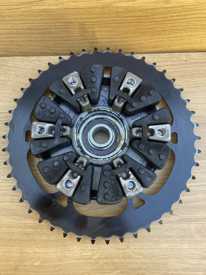 Triumph Street Triple RS 2017 4243 miles rear sprocket carrier And Cush Drives