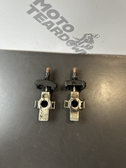 YAMAHA MT-03 REAR WHEEL CHAIN ADJUSTERS Yamaha MT03 Chain Adjusters OEM 2020-