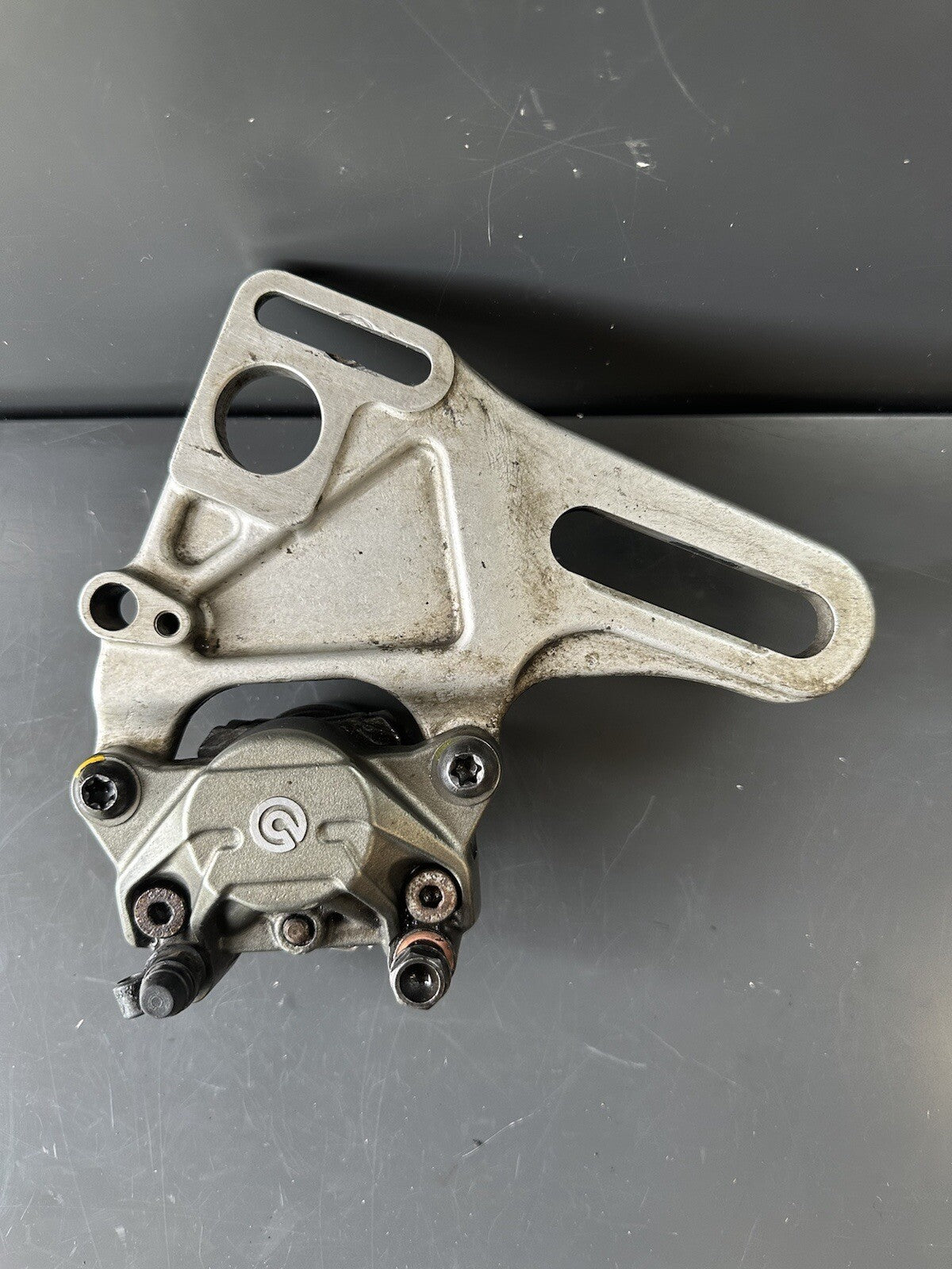 KTM 1190 RC8 R 2009-10 BREMBO REAR BACK BRAKE CALIPER & MOUNT