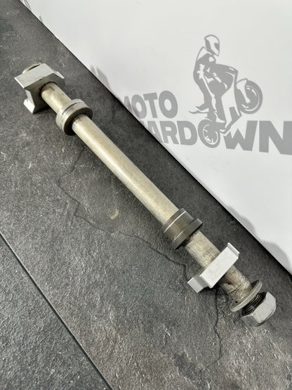 Triumph Street Triple 765 RS 2017 Rear Wheel Spindle 10580 Miles 2018-2024 OEM