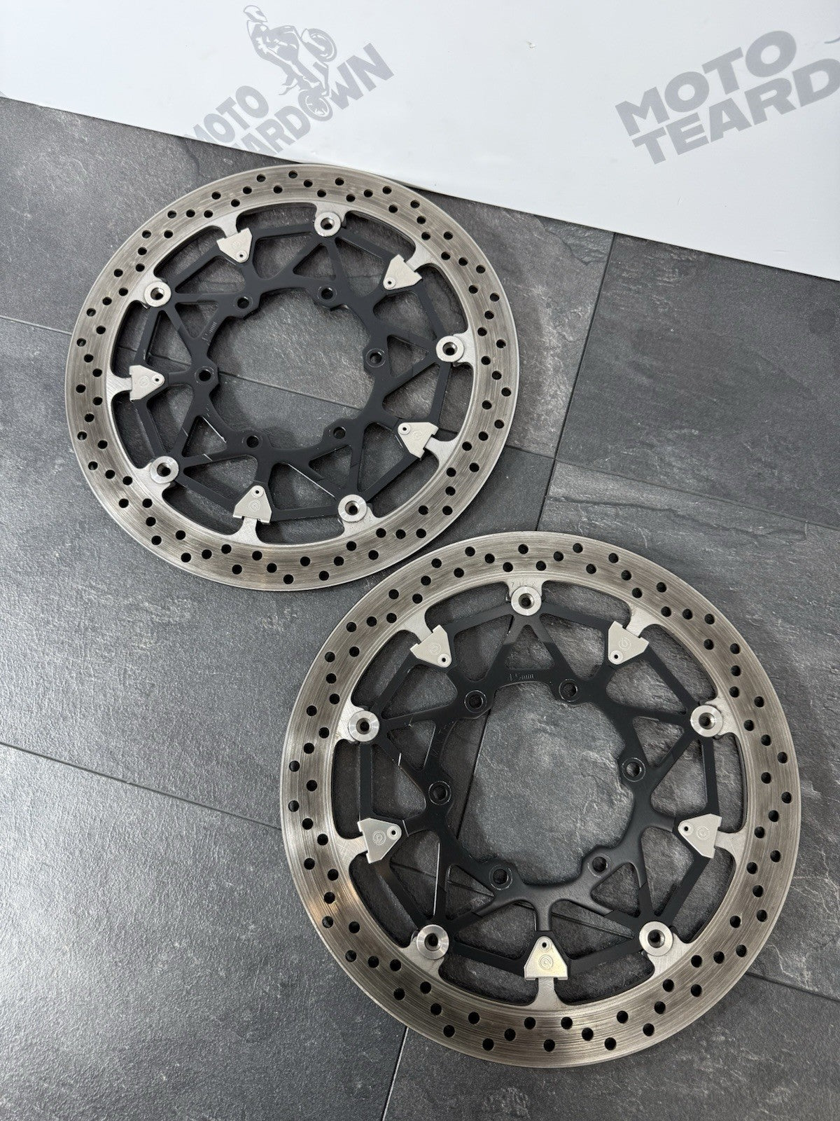 Suzuki GSXR 1000 2018 BREMBO T-Drive Front Brake Discs Rotors 2017-2025 OEM MM