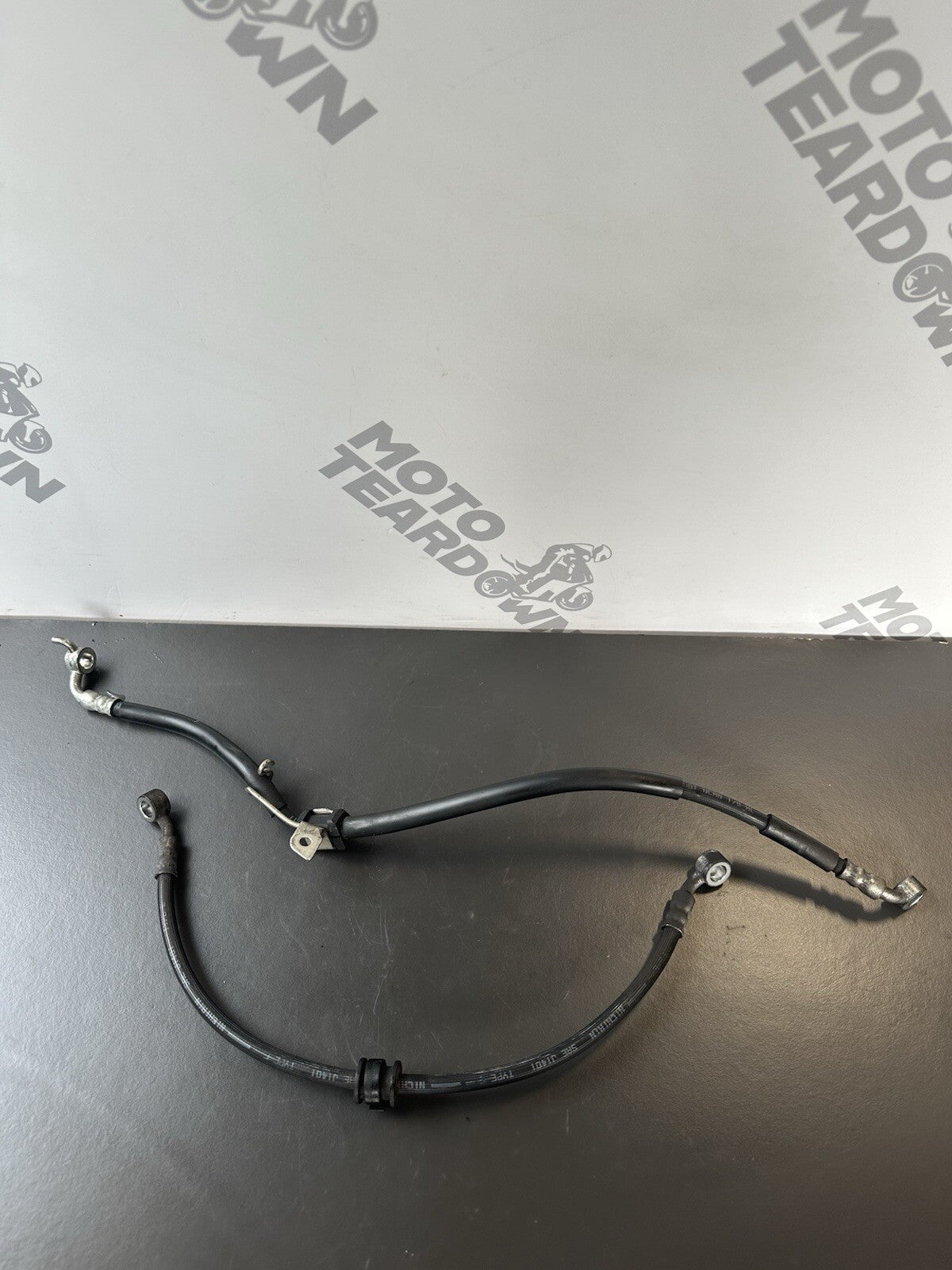 Suzuki GSXR 600 750 Front Brake Hoses 2011-2017 L1-L7 Front Brake Hoses OEM