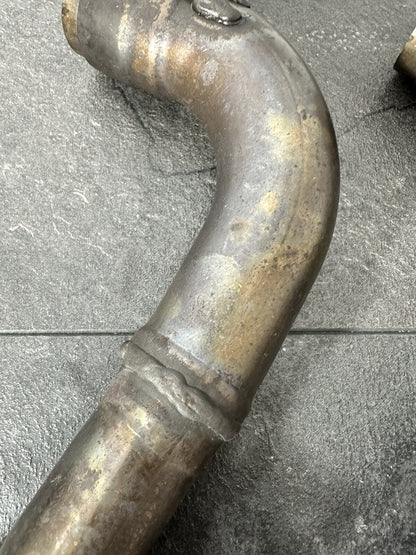 Aprilia Tuono V4 1100 Factory 2020 Rear Downpipes Exhaust 6889 Miles OEM 2019