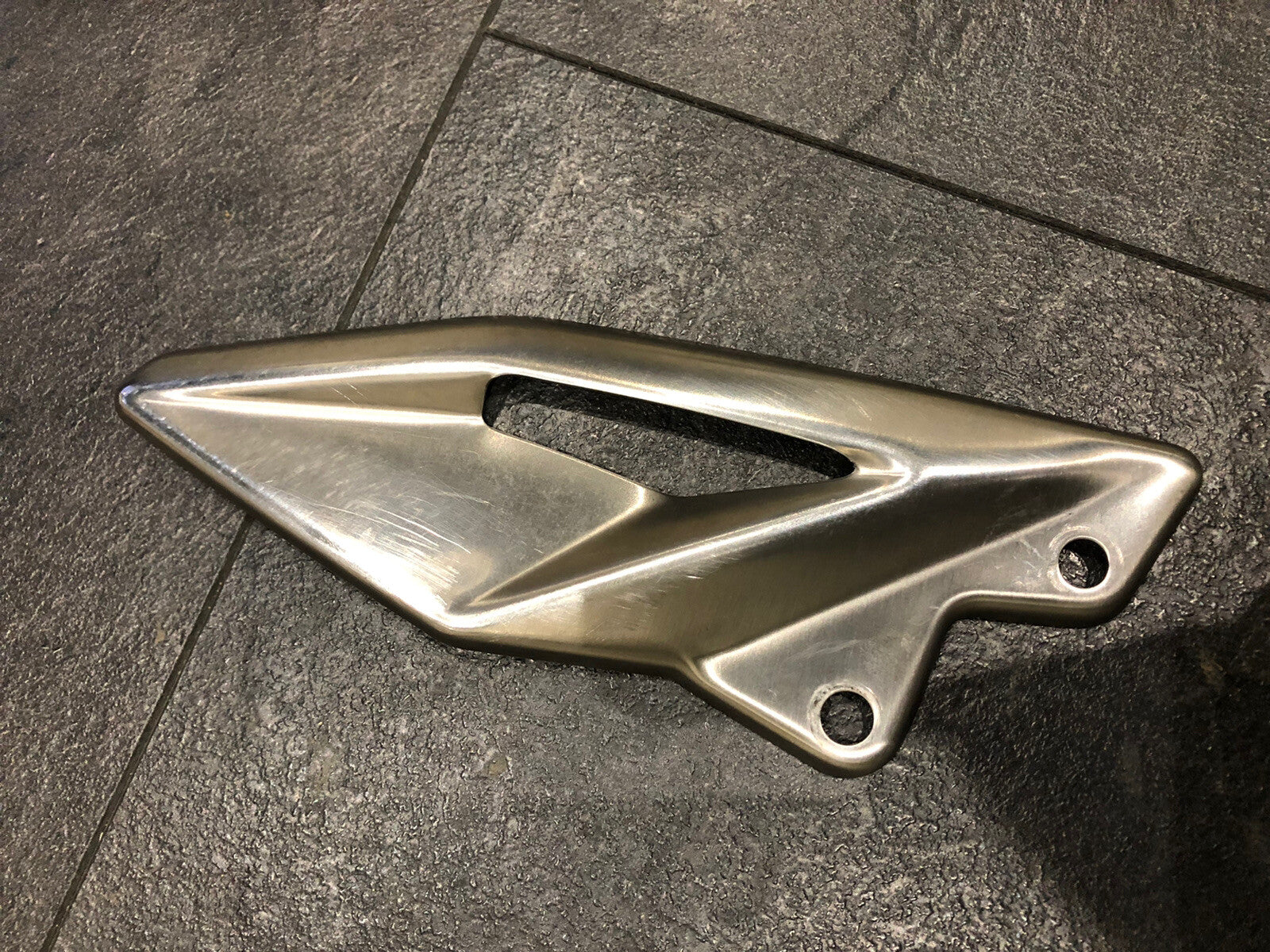 Triumph Street Triple 765 R RS 2019 RH Heel Guard Rearset Guard 8876 Miles OEM