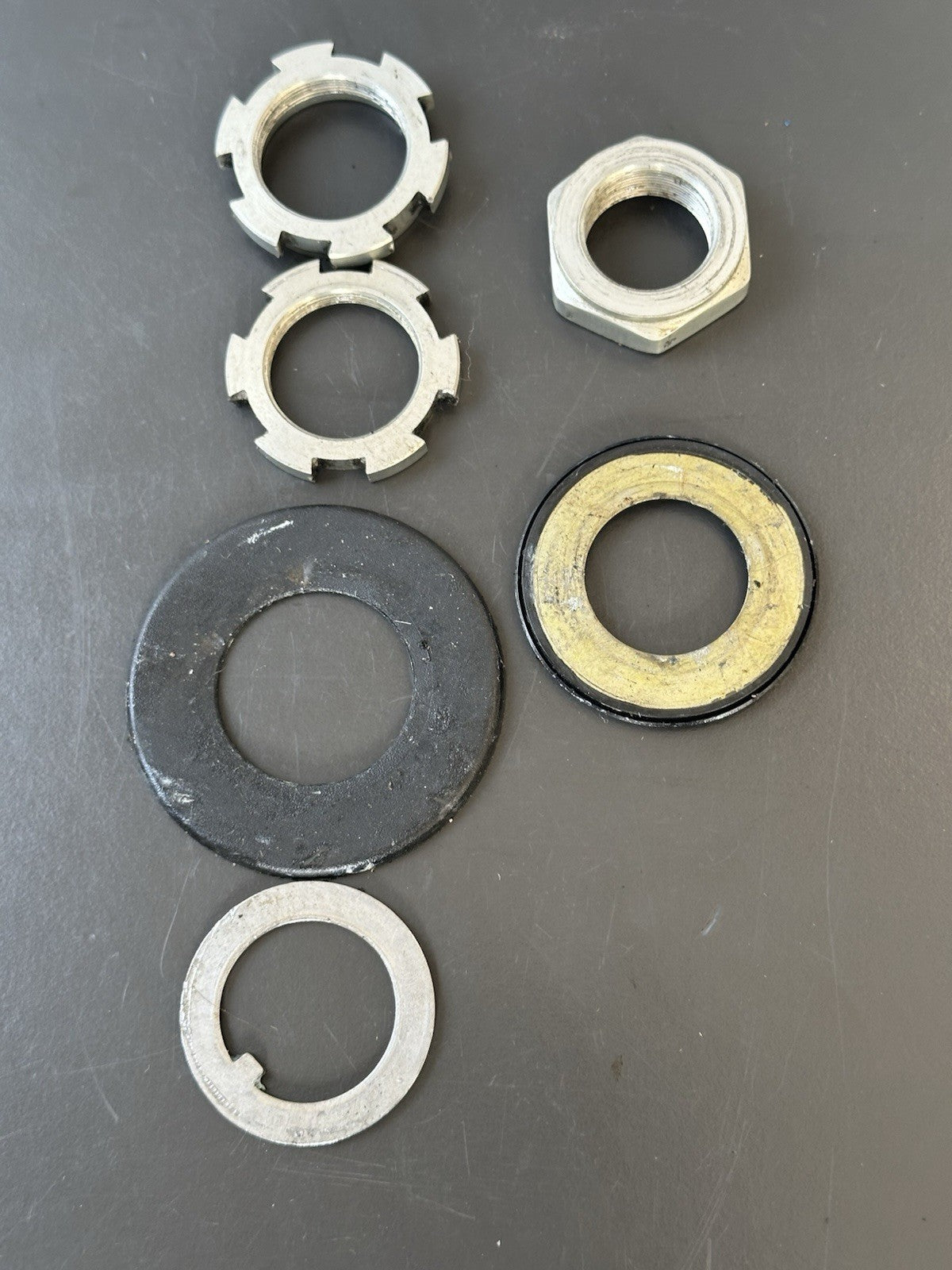 Triumph Street Triple 675 675R Front Forks Top Yokes Nuts Bolts 2007-2011 OEM