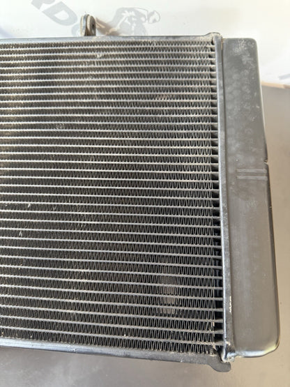 TRIUMPH TRIDENT 660 Radiator And Fan 2021-2024 Water Tight But Slight Kinked OEM