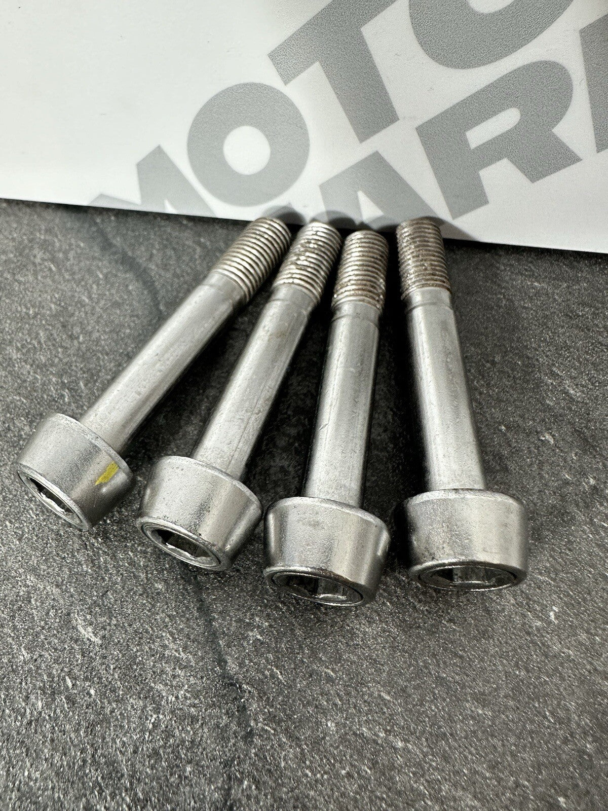 Triumph Street Triple 765 RS 2017 Caliper Mount Bolts 10580 Miles 2018-2024 OEM