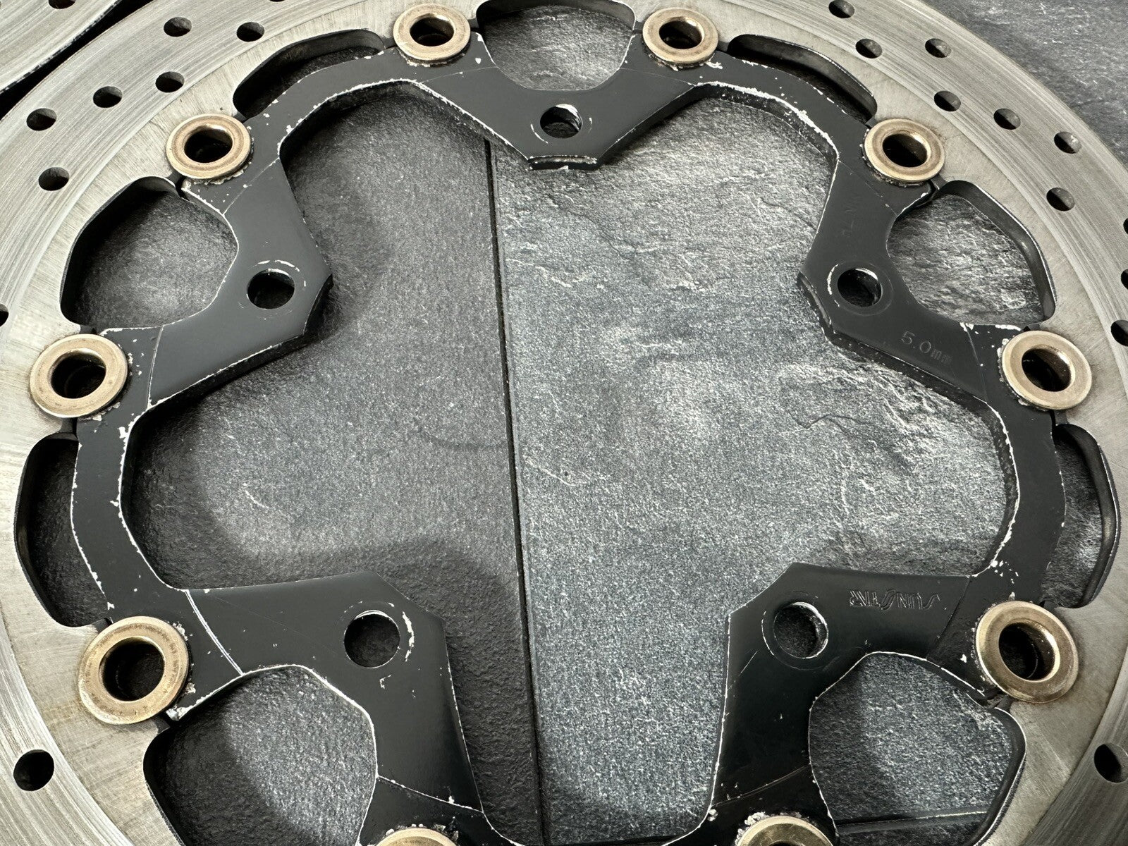 Suzuki GSXR 1300 2016 HAYABUSA Front Brake Discs Rotors SUNSTAR 18408 Miles OEM