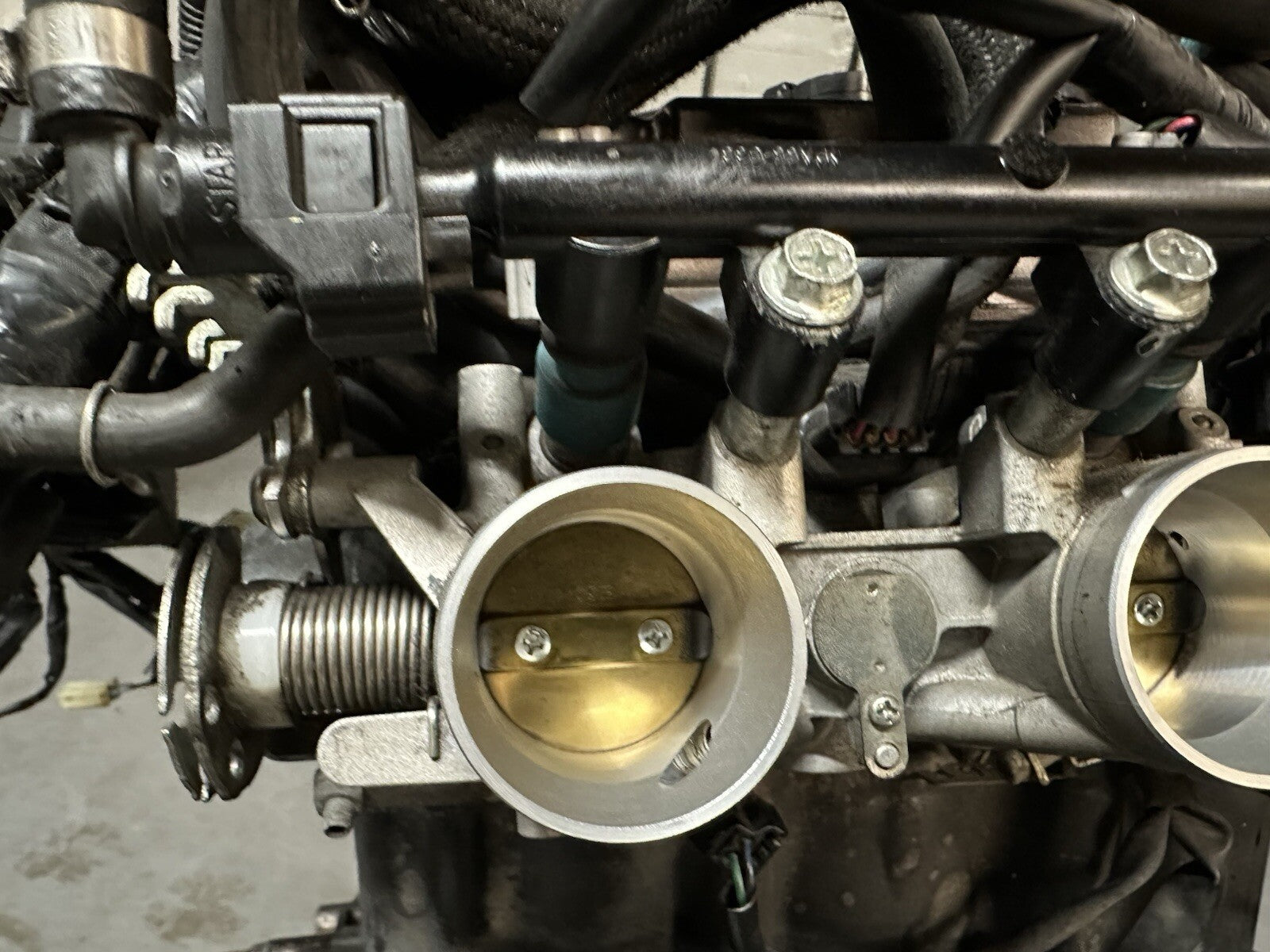 Yamaha MT07 MT-07 2014 - 2017 Engine With Throttle Bodies And Wiring Loom