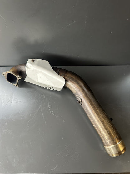 Ducati Panigale V2 HORIZONTAL EXHAUST MANIFOLD HEADER Y PIPE FRONT 570.1.455.2A