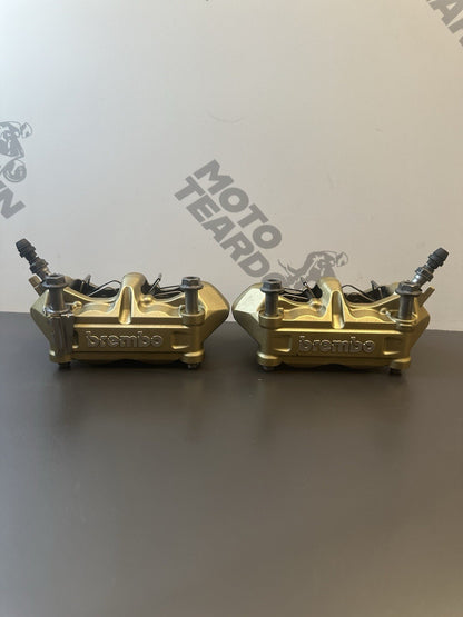 BMW S1000R FRONT BREMBO BRAKE CALIPERS 100mm 2014-2020 16,807 Miles OEM