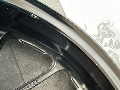 Yamaha R7 690 2024 Rear Wheel Rim Black Only 1784 Miles 2022 2023 OEM MT07