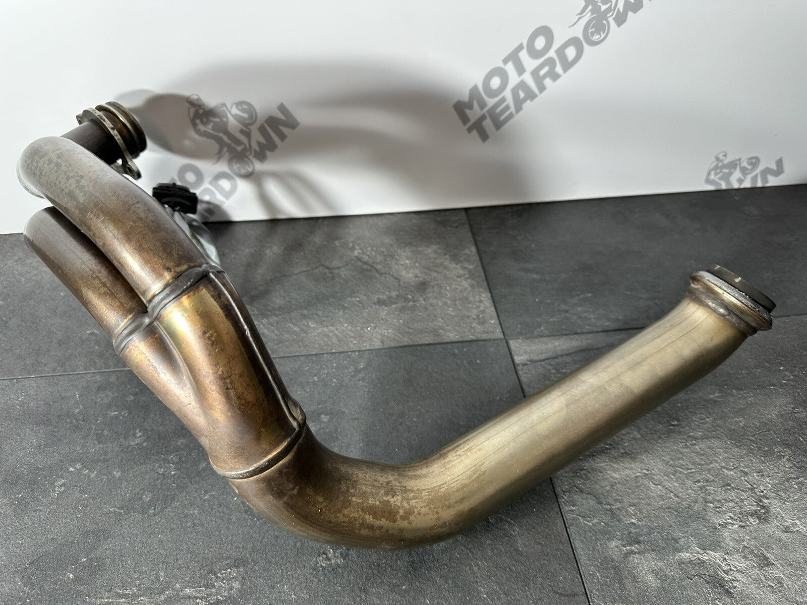 KTM 790 Duke 2020 Exhaust Downpipes Manifold Lambda 3766 Miles 2018 2019 OEM