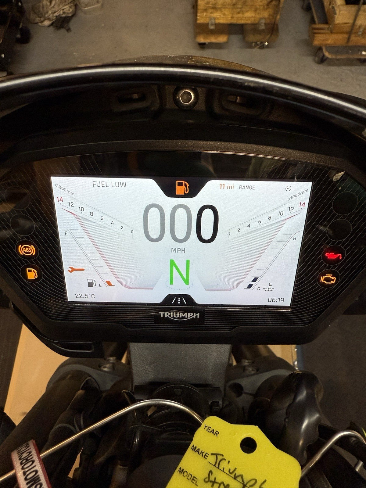 Triumph Street Triple 765 RS 2021 Speedo Speedometer Clocks 21650 Mile 2020-2022