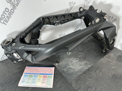 Triumph Street Triple 675 R 2015 Frame With V5 Main Frame 2013-2016 16470m CAT N