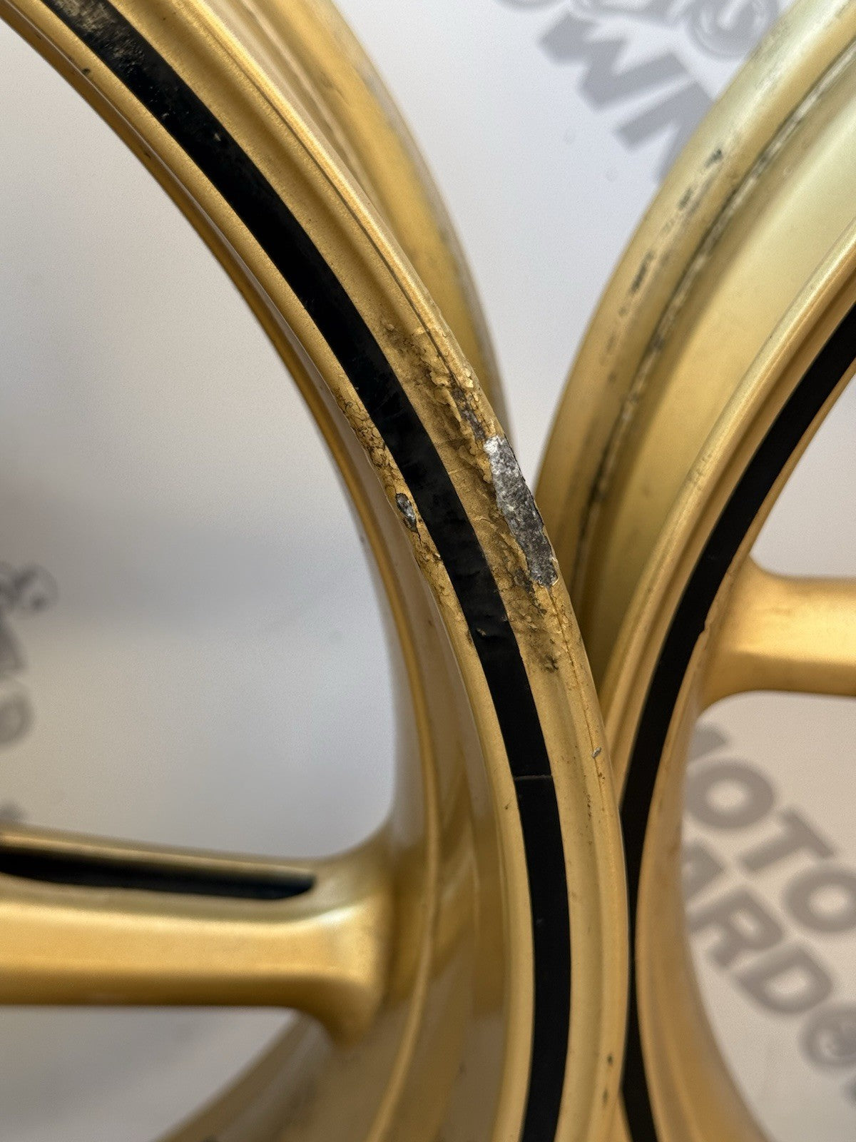 Triumph Street Triple 675R Front And Rear Gold Wheels 2008-2011 SPARES/REPAIRS