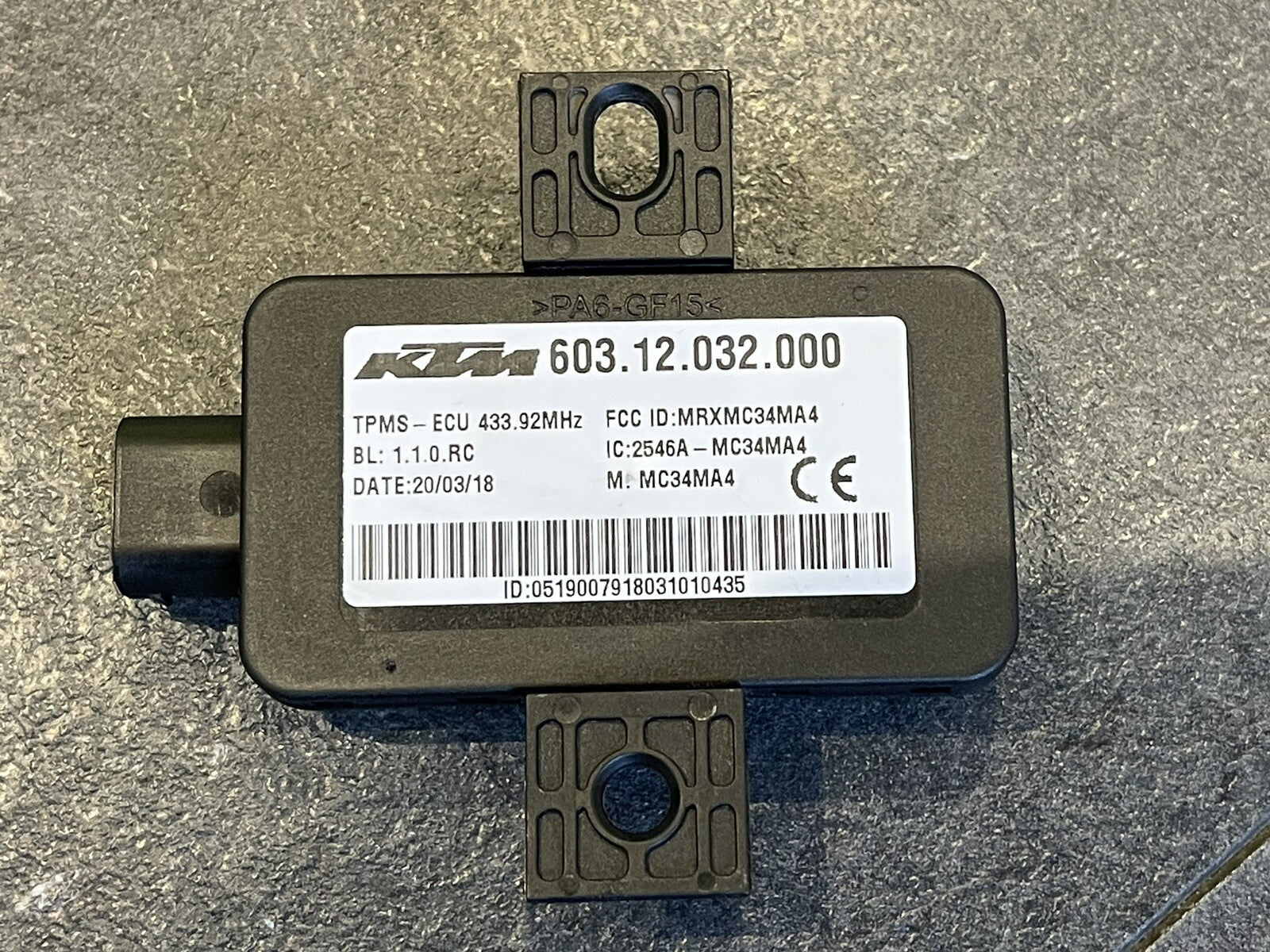 KTM Superduke R 1290 2018 2019 Tyre Pressure Sensor ECU Only 8115 Miles