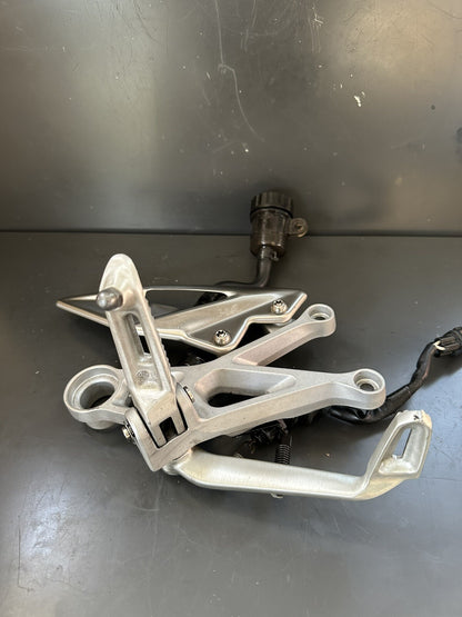 Triumph Street Triple 765 RS Right Rearset Footrest Rear Right Assembly 2017-19