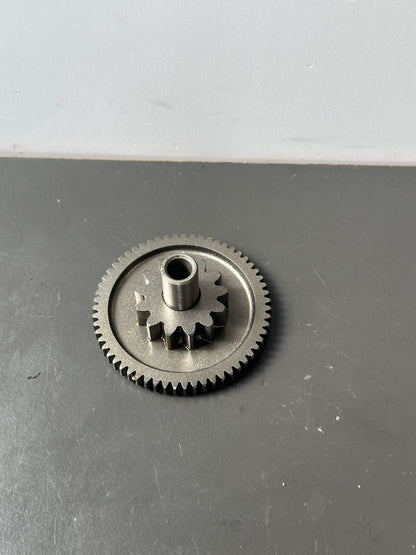 Triumph 675 Street Triple starter motor gear 2013 2014 2016 12,409 Miles OEM