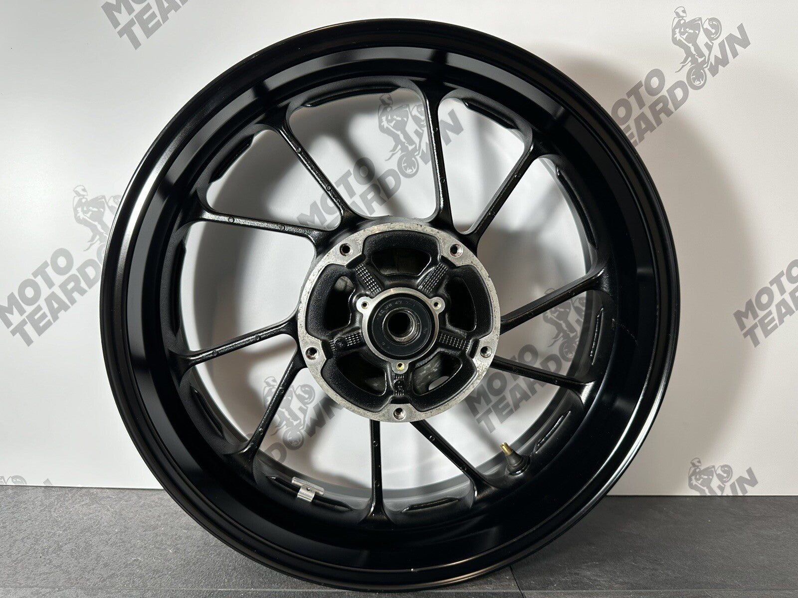 Yamaha R7 690 2024 Rear Wheel Rim Black Only 1784 Miles 2022 2023 OEM MT07