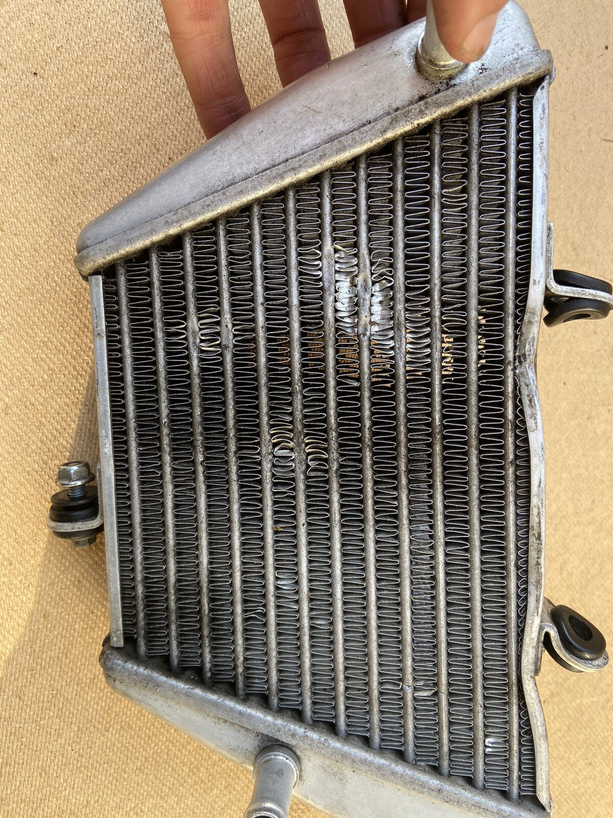 Aprilia RSV4 RF Oil Radiator 2018 Aprilia RSV4 RF Oil Cooler Radiator OEM