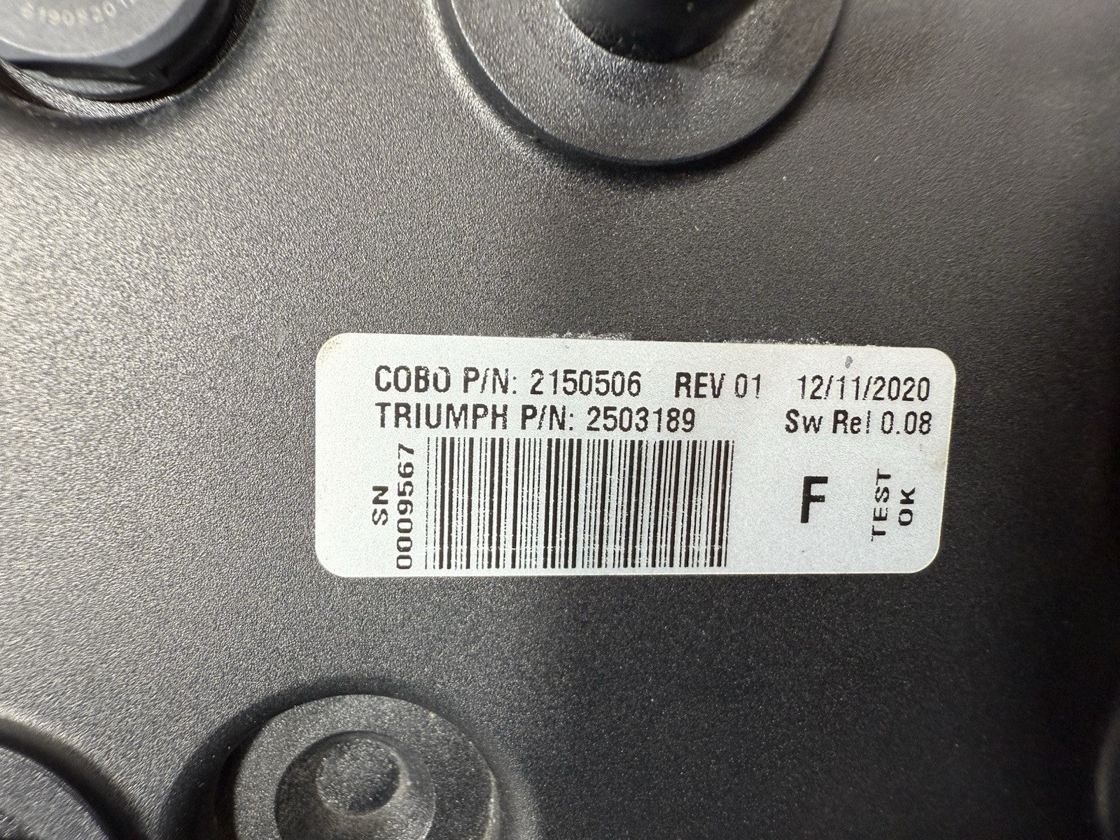 Triumph Street Triple 765 RS 2021 Speedo Speedometer Clocks 21650 Mile 2020-2022