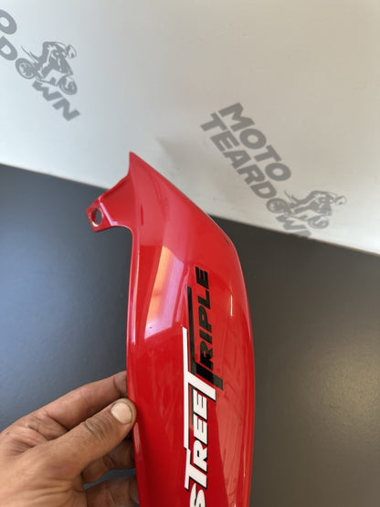 TRIUMPH STREET TRIPLE 675 Right rear Panel RT Rear Fairing T2307571 2007-11 OEM