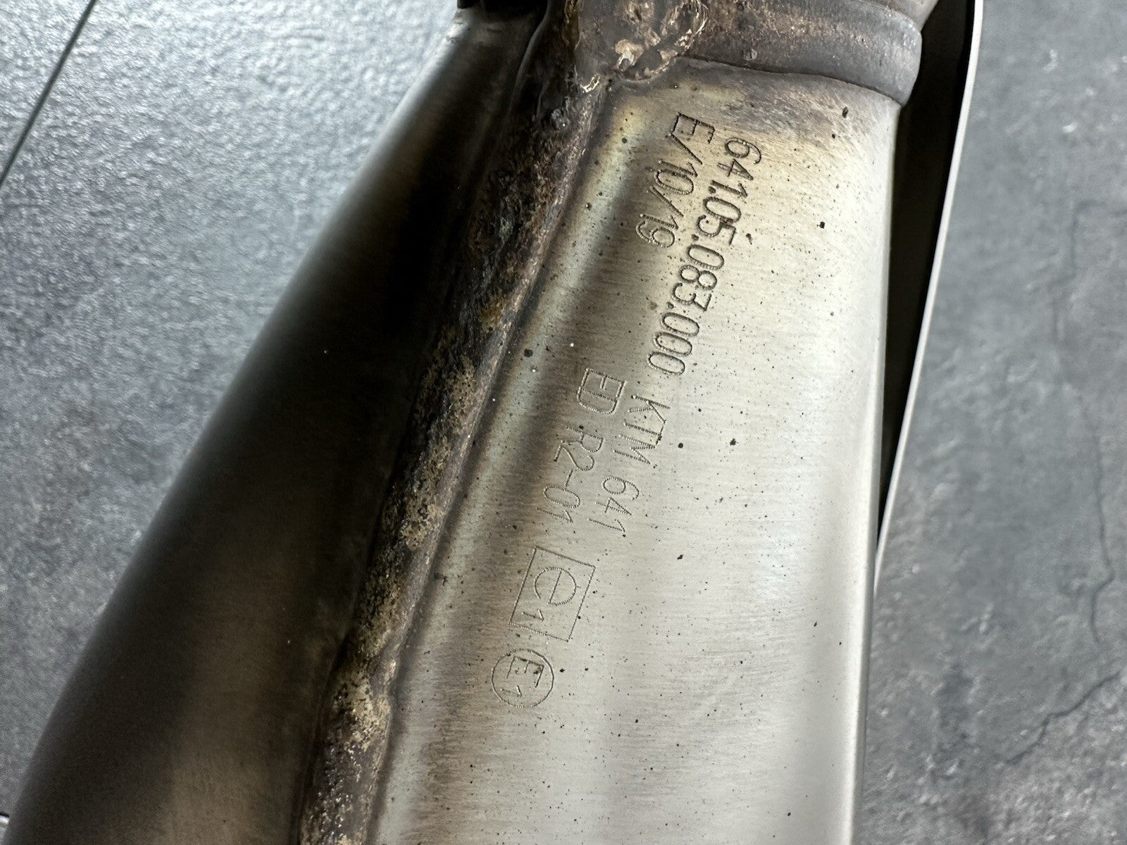 KTM 790 Duke 2020 Exhaust End Can Muffler Silencer 3766 Miles 2018 2019 OEM