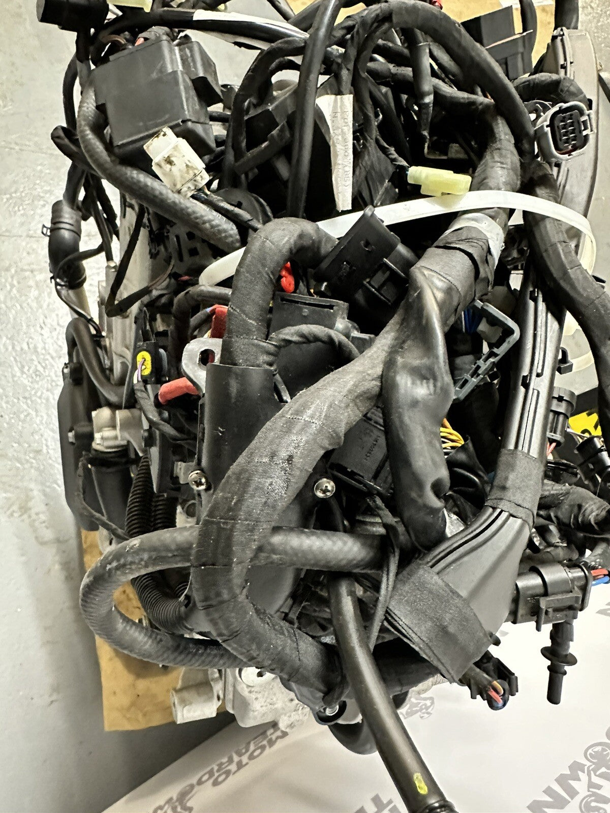 Aprilia Tuono V4 1100 Factory 2021 Engine Wiring Loom Throttle Bodies 6606 Miles