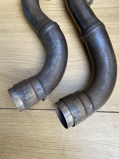 APRILIA TUONO V4 1100 Factory Exhaust Down Pipes 2020 Tuono V4 Downpipes OEM