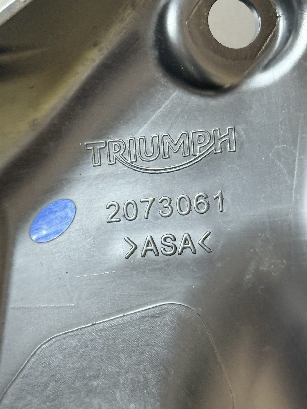 Triumph Trident 660 Left Hand Frame Outrigger Cover T2073061 Left Hand Cover OEM