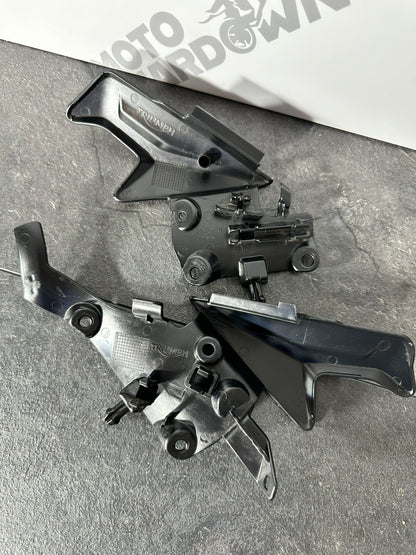 Triumph Street Triple 765 RS 2017 Frame Infill Inserts 10580 Miles 2018-2024 OEM