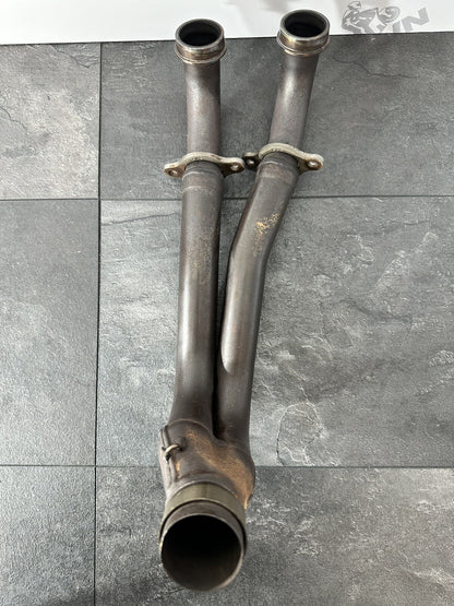 Aprilia Tuono V4 1100 Factory 2020 Front Downpipes Exhaust 6889 Miles OEM 2019
