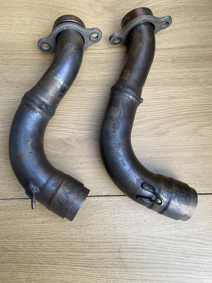 APRILIA TUONO V4 1100 Factory Exhaust Down Pipes 2020 Tuono V4 Downpipes OEM