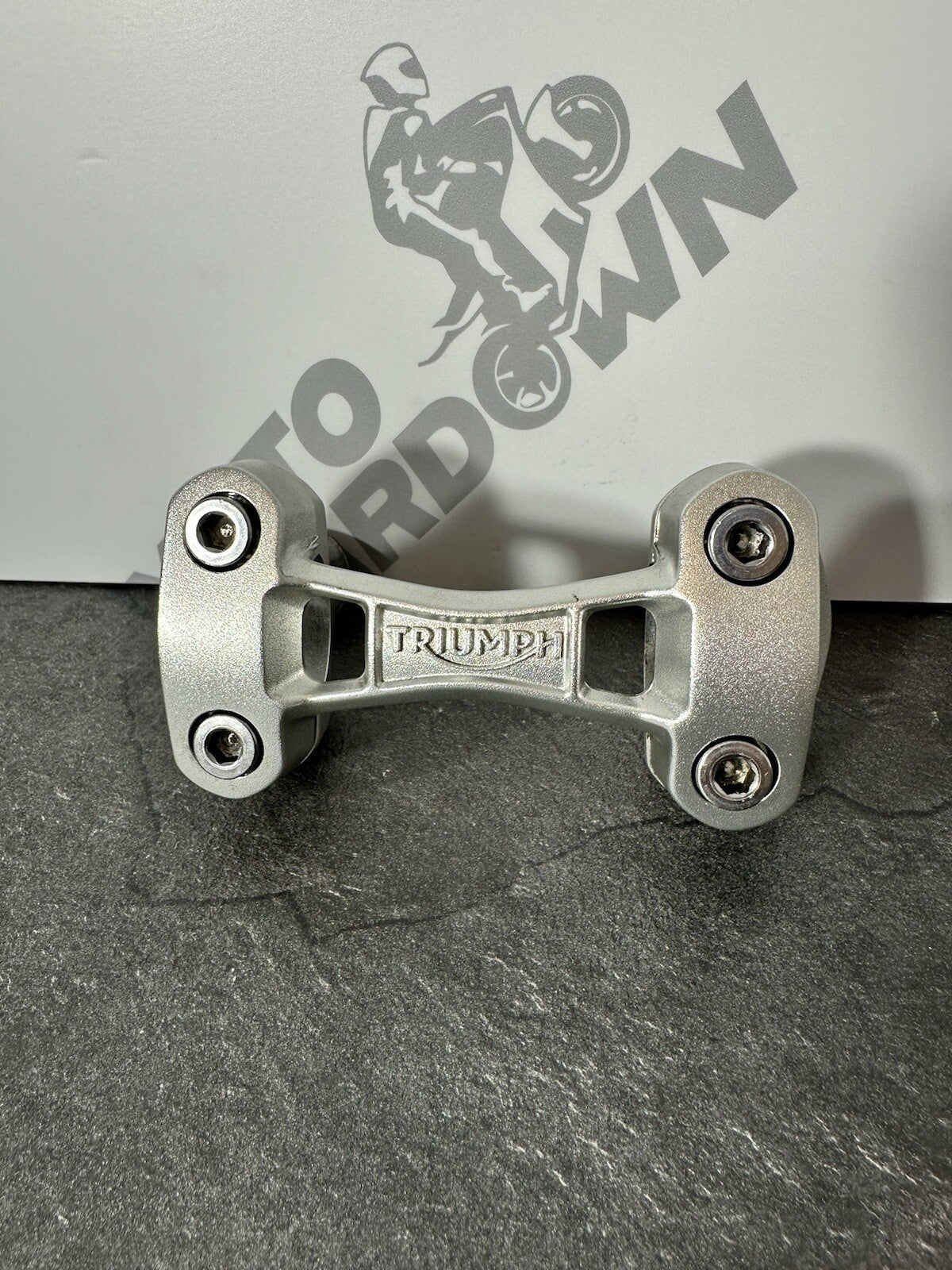 Triumph Street Triple 765 RS 2017 Handlebar Risers Clamps 10580 Miles 2018-2024