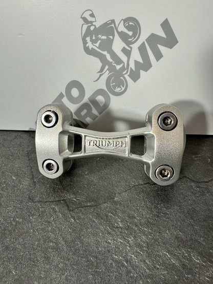 Triumph Street Triple 765 RS 2017 Handlebar Risers Clamps 10580 Miles 2018-2024