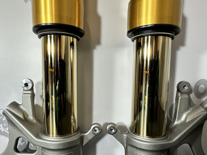Aprilia Tuono V4 1100 Ohlins Front Forks Suspension 9105 Miles Ohlins Forks OEM