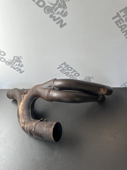 Aprilia Tuono V4 1100 Factory Exhaust Link Pipes Manifold RSV4 2017 OEM EXHAUST