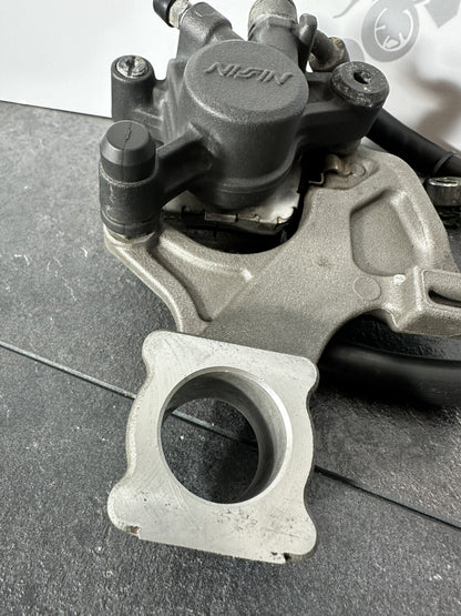 Suzuki GSXR 1000 2014 NISSIN Rear Brake Caliper & Hose 22774 Miles 2009-2016