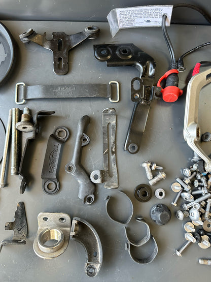 Triumph Street Triple 765RS Bolts Various Job Lot Mixed Nuts Bolts Brackets 2017